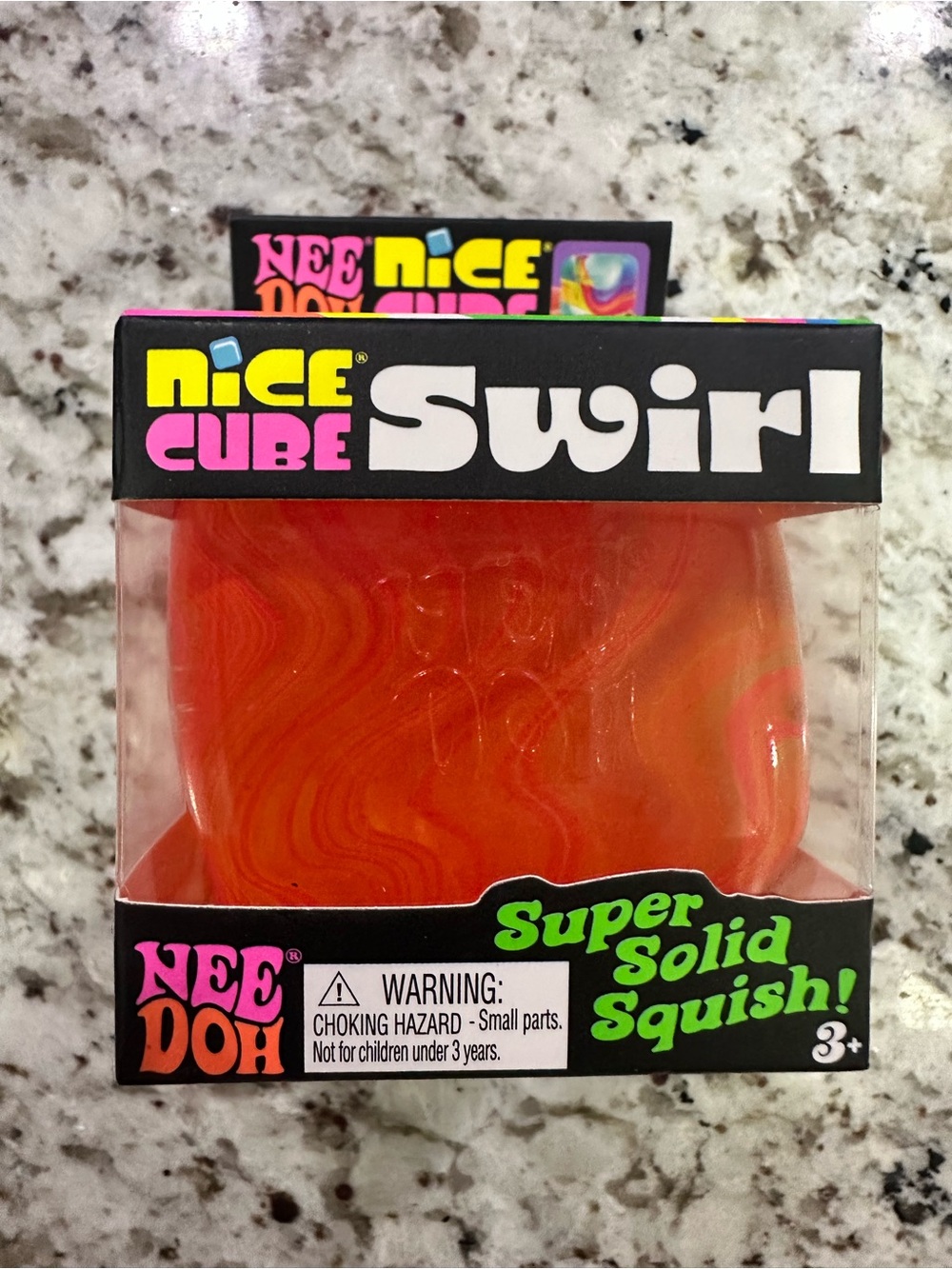🧡🧊 Authentic NeeDoh Nice Cube — Super Solid Squish! 🧊🧡